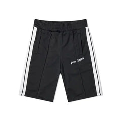 Palm Angels Classic Track Shorts - Black/White