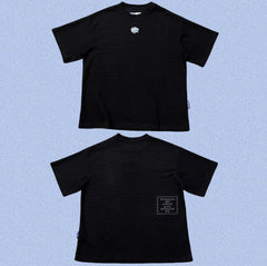 ADWYSD Black Tiny Front Logo Tee