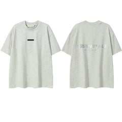 ESSENTIALS Fear of God Back Print Tee – Light Oats