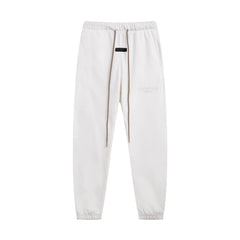 Fear of God Essentials Silicone Logo Hoodie & Sweatpants Set Cream