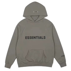 Fear of God Essentials Single Line Sleeve Stamp Pullover Hoodie Carbon Ash