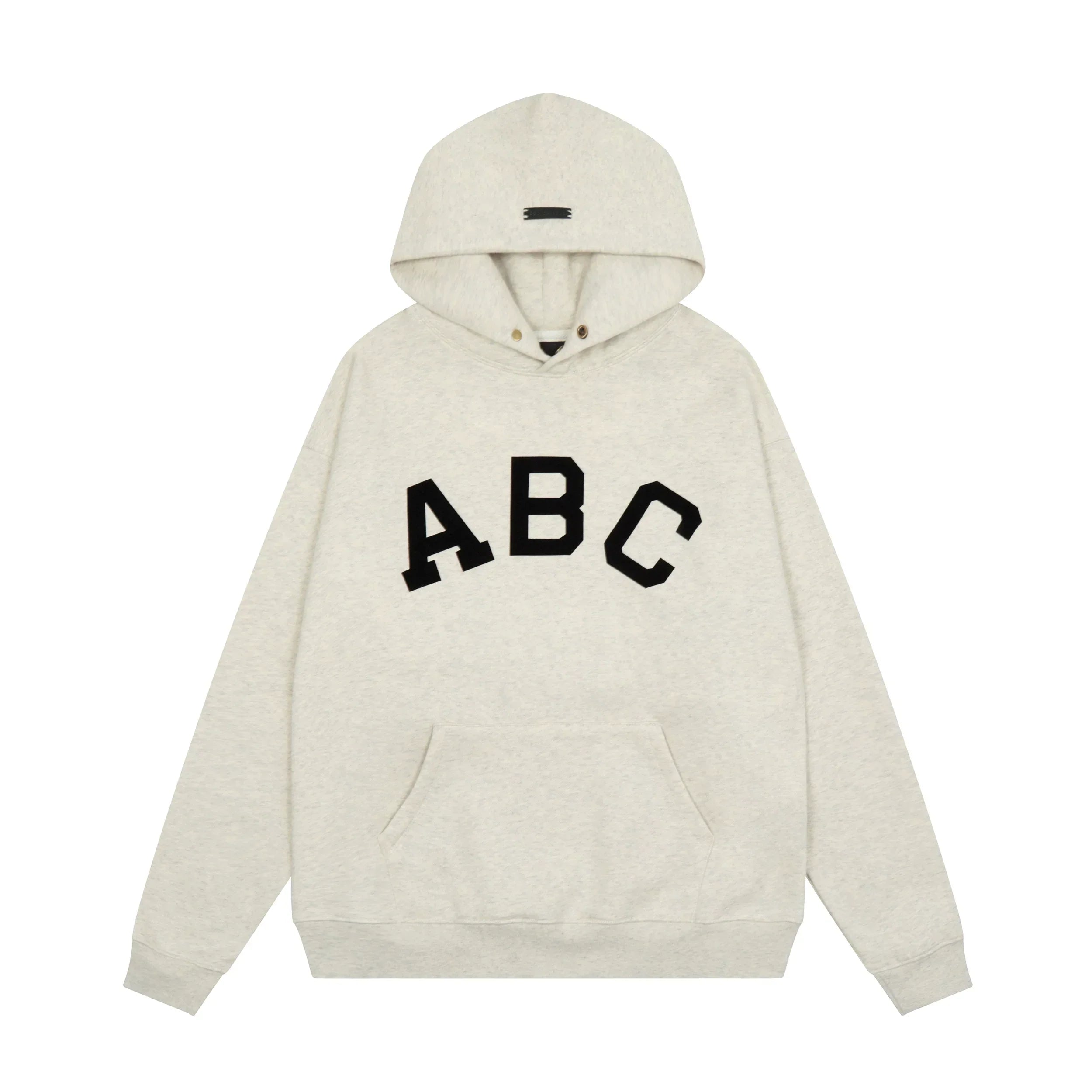 Fear of God Essentials ABC Collegiate Pullover Hoodie – Light Gray