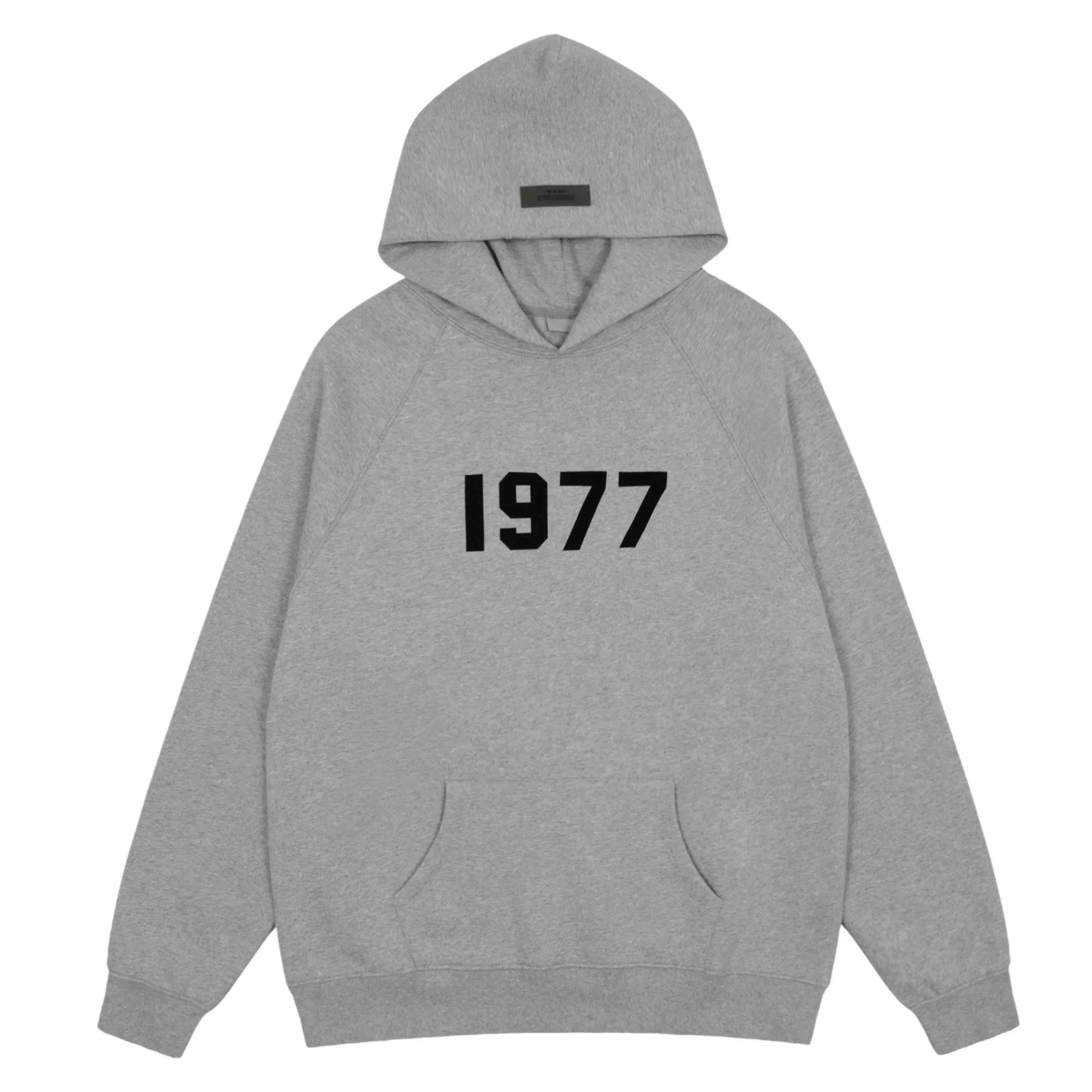 Fear of God Essentials 1977 Pullover Hoodie – Heather Gray