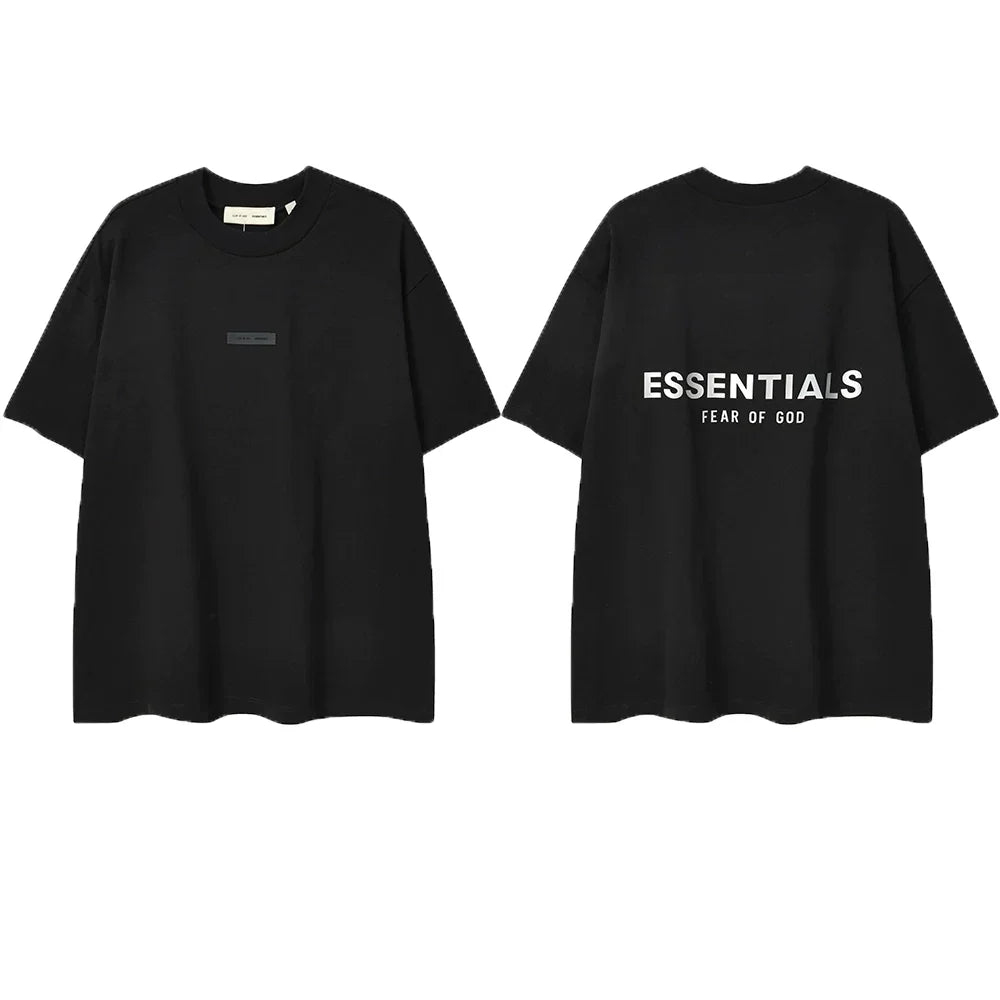 ESSENTIALS Fear of God Back Print Tee – Black